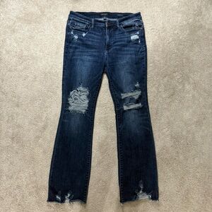 Judy Blue Distressed Slim Boot Cut Jeans Size 15/32 - JB82426DK